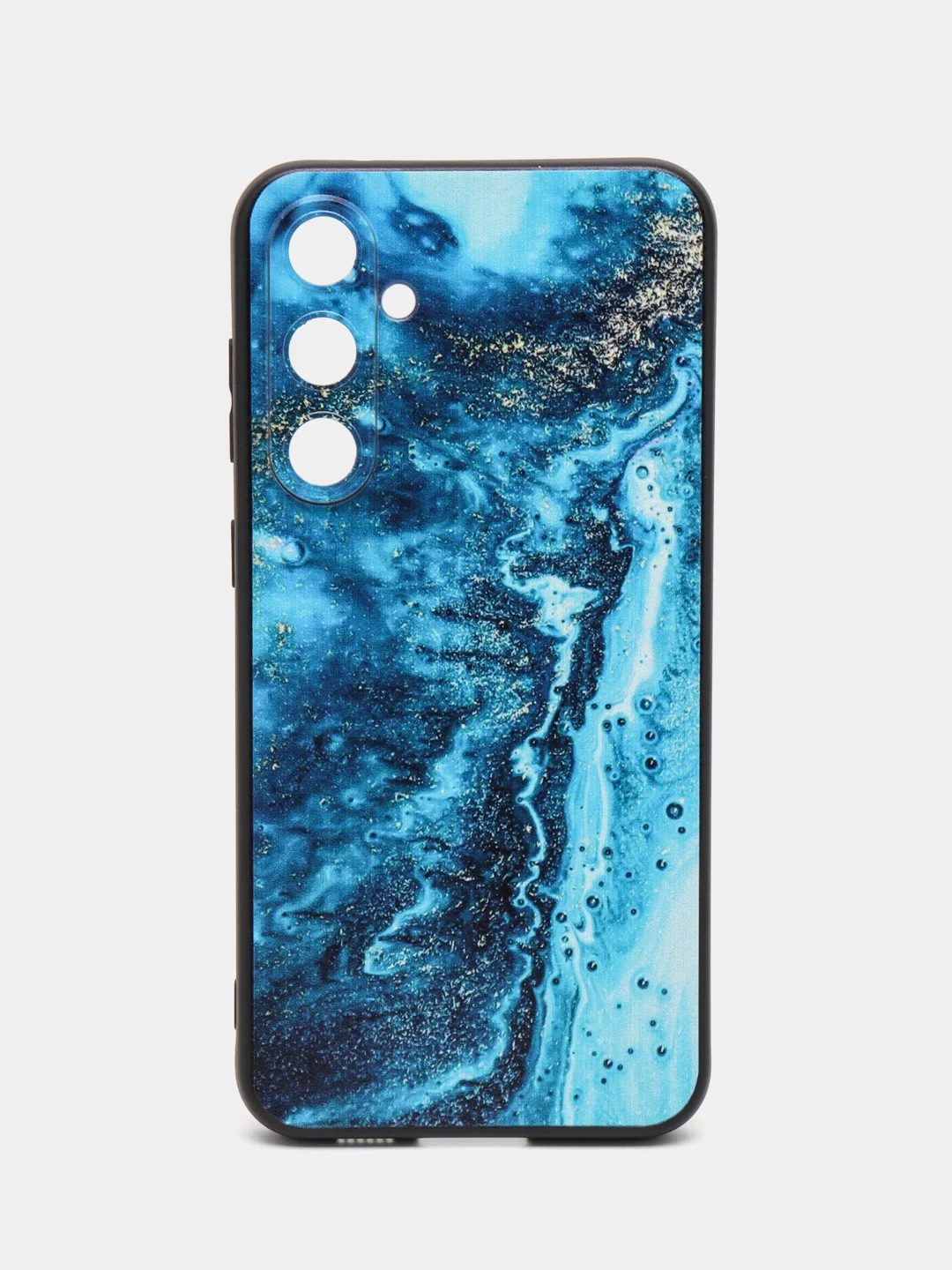 Тёмно-бирюзовый силиконовый чехол для Samsung Galaxy S23 FE, с принтом, с рисунком, Самсунг Галакси С23 ФЕ
