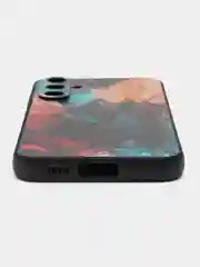 Фиолетовый силиконовый чехол для Samsung Galaxy S23 FE, с принтом, с рисунком, Самсунг Галакси С23 ФЕ