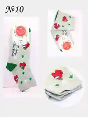 Носки белые, хлопковые, капроновые, новогодние, цветные