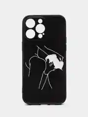 Бронзовый силиконовый чехол для iPhone 15 14 13 12 11 Pro Max Mini Plus XR XS X 7 8+ SE2 с принтом