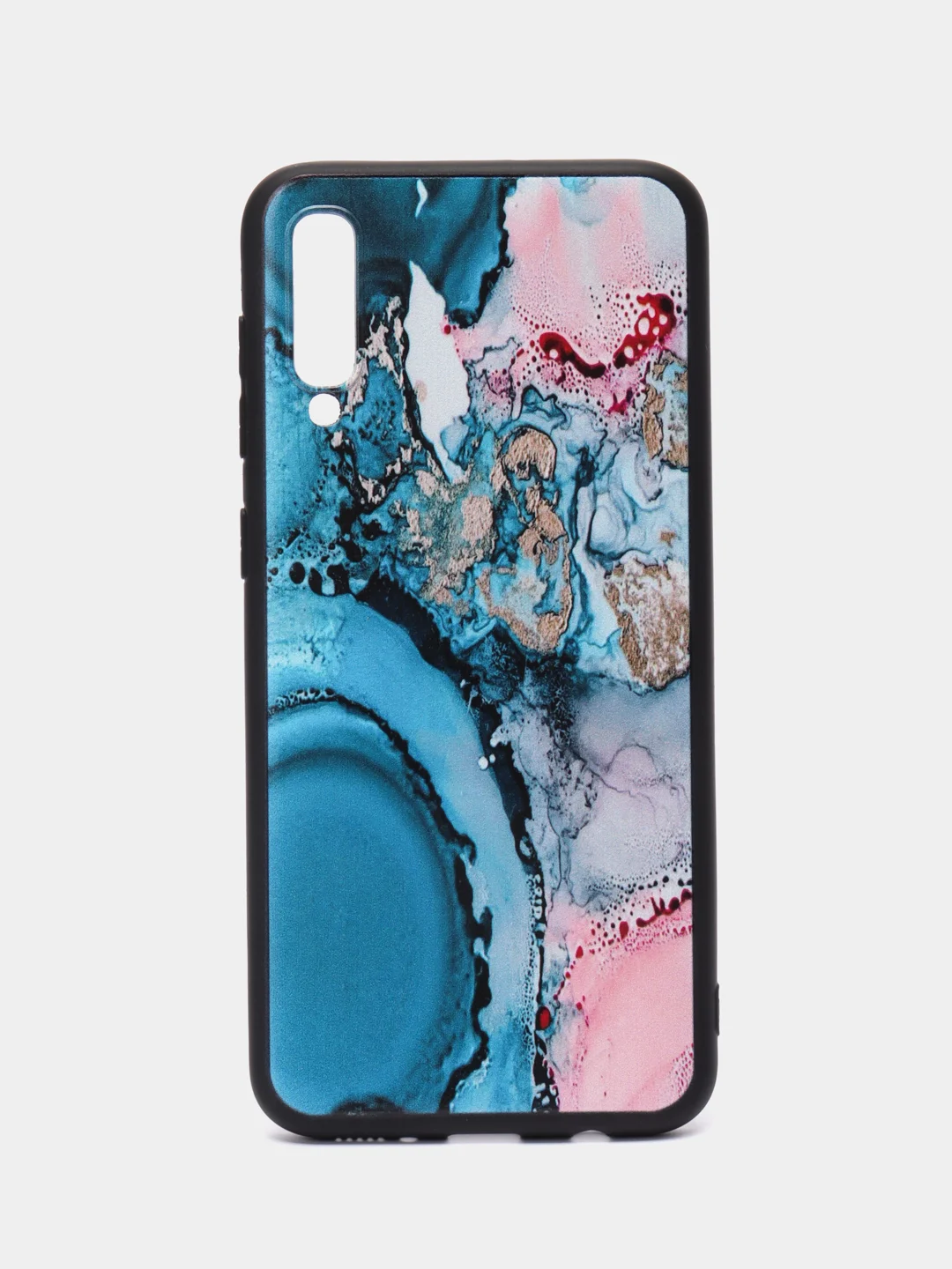 Фуксия силиконовый чехол Samsung Galaxy A50 A30S A50S Самсунг А50 А30С А50С с принтом с рисунком