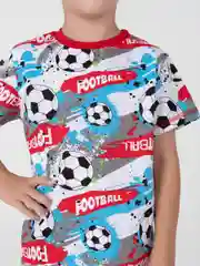 Костюм трикотажный детский с шортами для мальчика Мячи