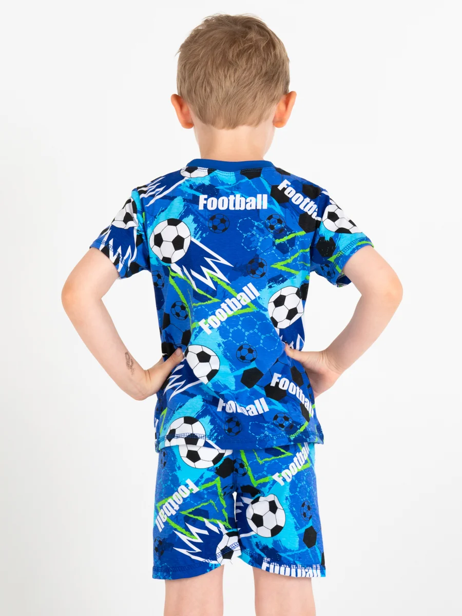 Костюм трикотажный детский с шортами для мальчика FOOTBALL