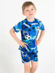 Костюм трикотажный детский с шортами для мальчика FOOTBALL