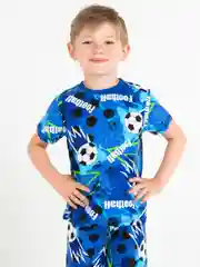 Костюм трикотажный детский с шортами для мальчика FOOTBALL