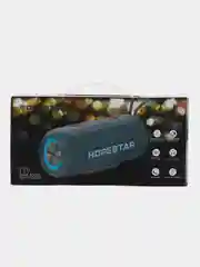 Синий меланж портативная колонка Hopestar Р26, беспроводная, Bluetooth, со светомузыкой
