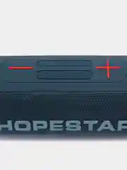 Синий меланж портативная колонка Hopestar Р26, беспроводная, Bluetooth, со светомузыкой