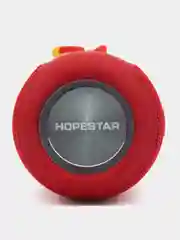 Красный портативная колонка Hopestar Р26, беспроводная, Bluetooth, со светомузыкой