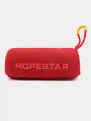 Красный портативная колонка Hopestar Р26, беспроводная, Bluetooth, со светомузыкой
