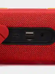 Красный портативная колонка Hopestar Р26, беспроводная, Bluetooth, со светомузыкой