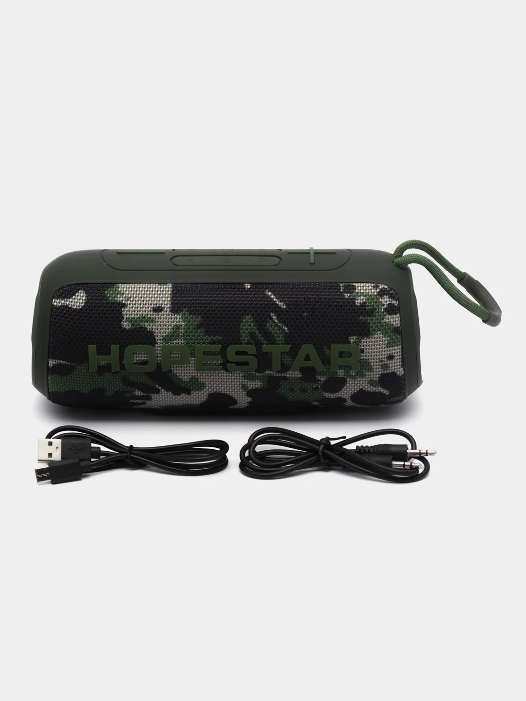 Лесной зеленый портативная колонка Hopestar Р26, беспроводная, Bluetooth, со светомузыкой
