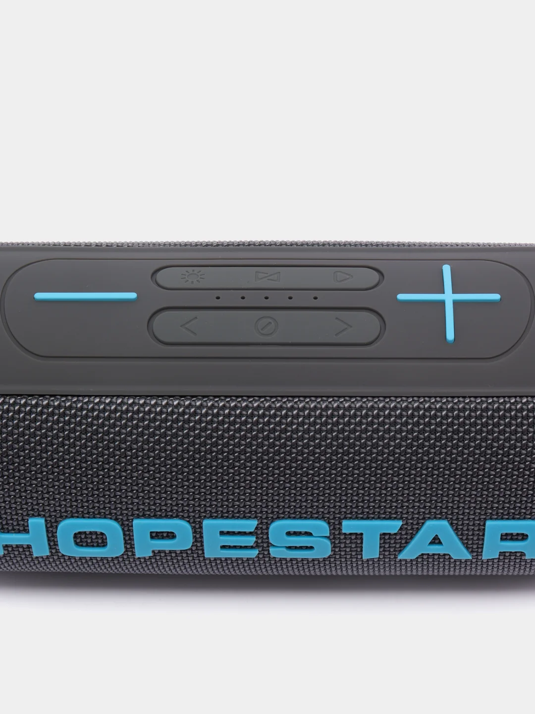 Синий меланж портативная колонка Hopestar Р26, беспроводная, Bluetooth, со светомузыкой