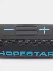 Синий меланж портативная колонка Hopestar Р26, беспроводная, Bluetooth, со светомузыкой