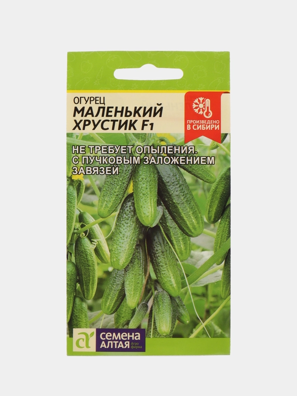 Семена Огурец "Маленький хрустик F1", Семена Алтая