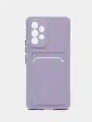Чехол Samsung Galaxy A53 (Самсунг Галакси А53), с карманом для карт прозрачный