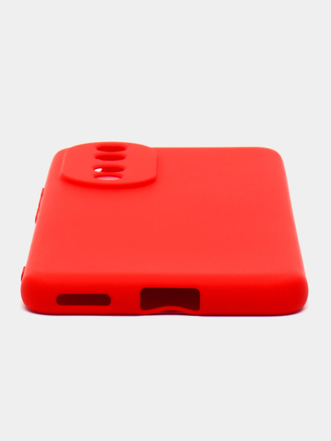 Красный чехол Silicone Cover для Honor 90 (Хонор 90), силиконовый