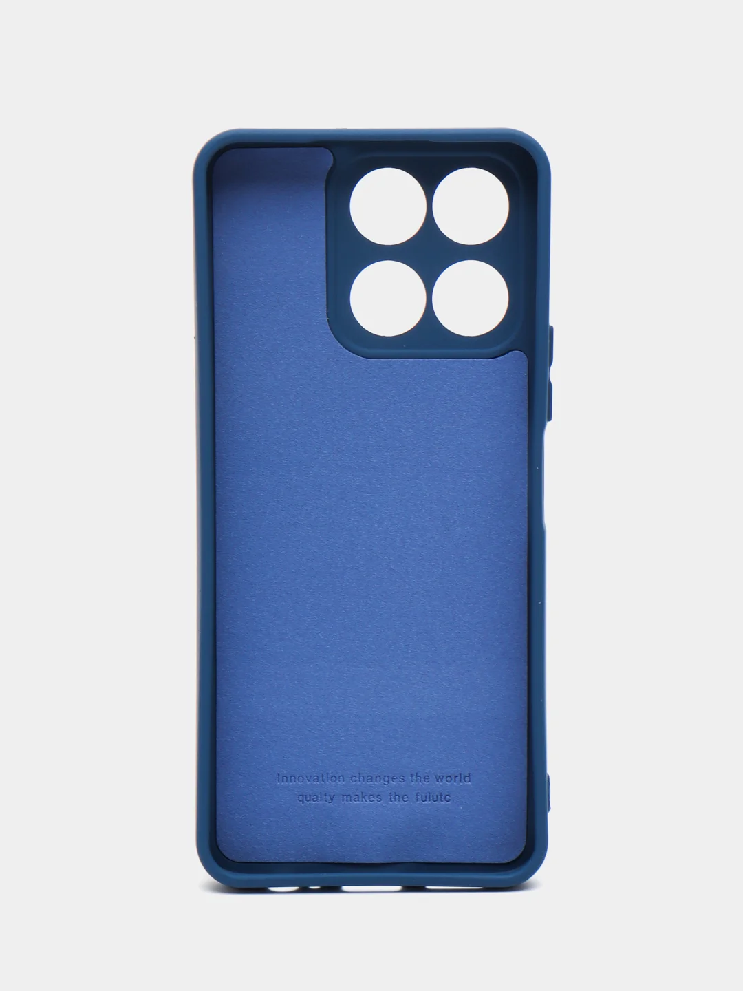 Темно-синий чехол силиконовый Silicone Cover для Honor X6a (Хонор Х6а)