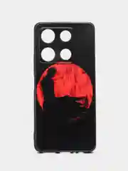 Сиреневый силиконовый чехол для Infinix NOTE 30 Pro, с принтом, с рисунком, Инфиникс Нот 30 Про