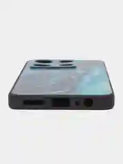 Тёмно-бирюзовый силиконовый чехол для Infinix NOTE 30 Pro, с принтом, с рисунком, Инфиникс Нот 30 Про