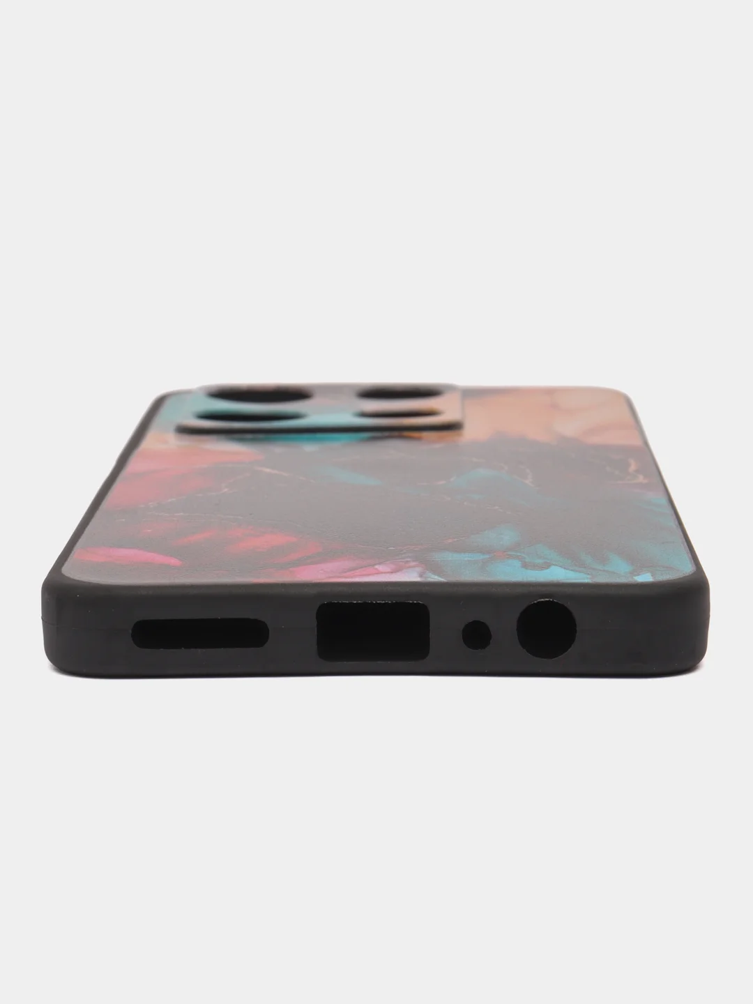 Фиолетовый силиконовый чехол для Infinix NOTE 30 Pro, с принтом, с рисунком, Инфиникс Нот 30 Про