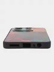Фиолетовый силиконовый чехол для Infinix NOTE 30 Pro, с принтом, с рисунком, Инфиникс Нот 30 Про