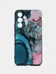 Фуксия силиконовый чехол для Samsung Galaxy A54 (Самсунг Галакси А54), с принтом, с рисунком