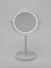 Зеркало Luazon KZ-04, подсветка, настольное, 19.5 х 13 х 29.5 см, 4хААА, сенсорная кнопка