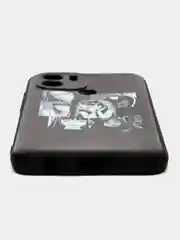 Угольный чехол для Xiaomi Redmi A1+/A2+/Poco C51 (Сяоми Редми А1 Плюс), с принтом