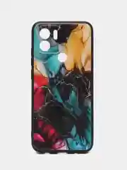 Фиолетовый чехол для Xiaomi Redmi A1+/A2+/Poco C51 (Сяоми Редми А1 Плюс), с принтом