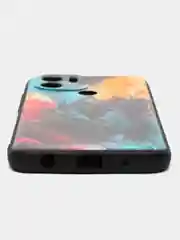 Фиолетовый чехол для Xiaomi Redmi A1+/A2+/Poco C51 (Сяоми Редми А1 Плюс), с принтом