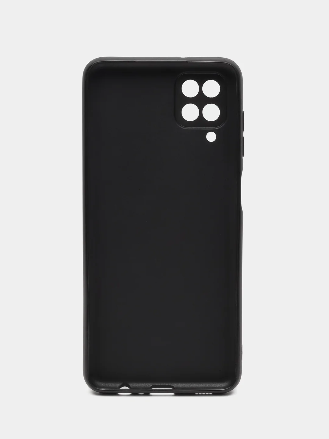 Тёмно-серый силиконовый чехол для Samsung Galaxy A12 / M12, с принтом, с рисунком (Самсунг А12 / М12)