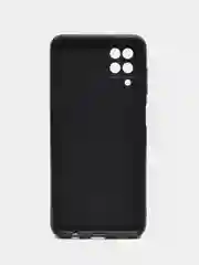Тёмно-серый силиконовый чехол для Samsung Galaxy A12 / M12, с принтом, с рисунком (Самсунг А12 / М12)