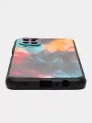 Фиолетовый силиконовый чехол для Samsung Galaxy A12 / M12, с принтом, с рисунком (Самсунг А12 / М12)