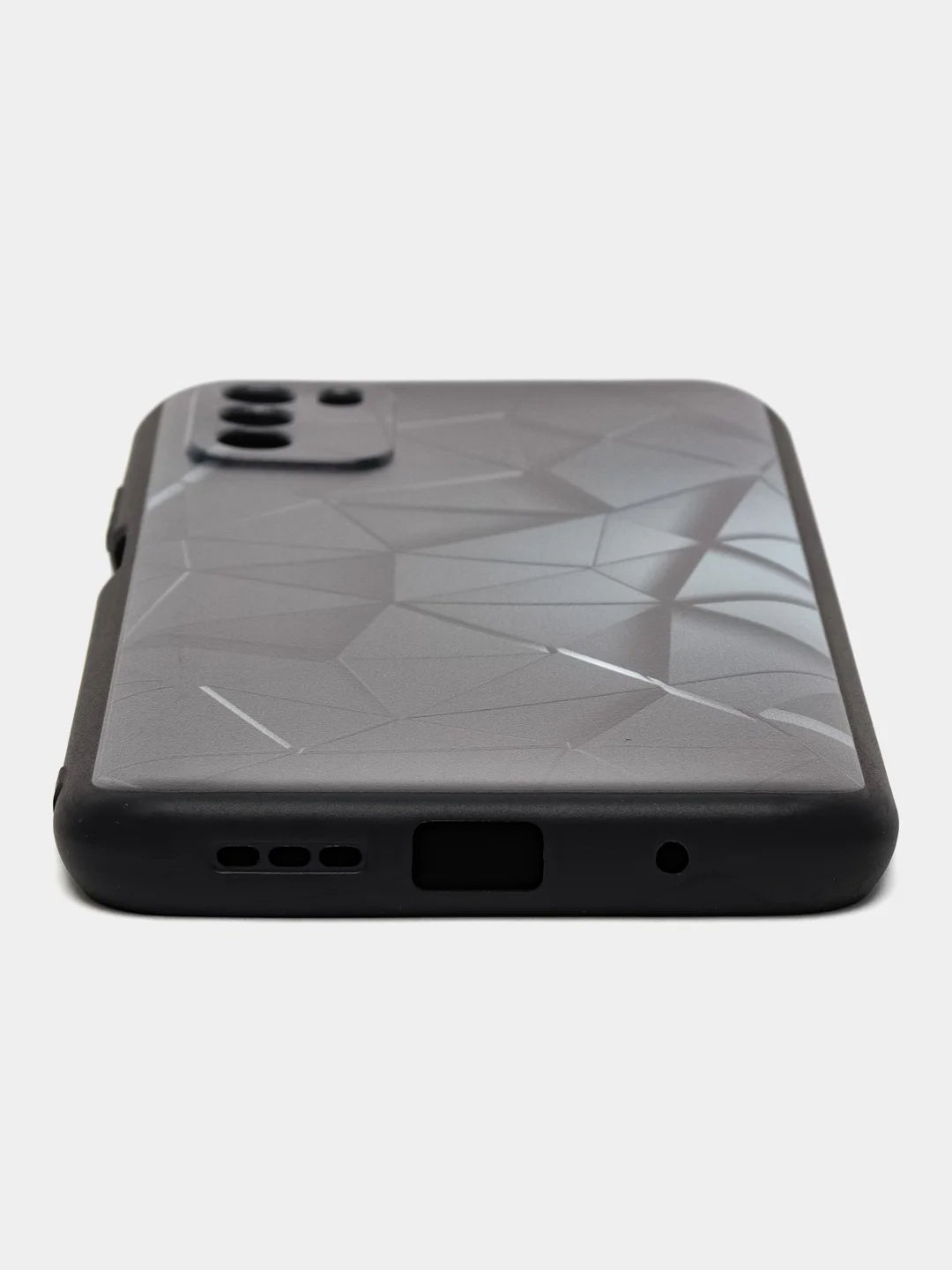 Тёмно-бордовый чехол силиконовый для Xiaomi POCO M3 (Сяоми Поко М3), с принтом, с рисунком