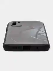 Тёмно-бордовый чехол силиконовый для Xiaomi POCO M3 (Сяоми Поко М3), с принтом, с рисунком