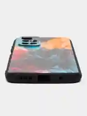 Фиолетовый силиконовый чехол для Xiaomi Redmi 10 2022, с принтом, с рисунком (Сяоми Редми 10)