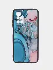 Фуксия силиконовый чехол для Xiaomi Redmi 10 2022, с принтом, с рисунком (Сяоми Редми 10)