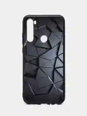 Тёмно-серый силиконовый чехол для Xiaomi Redmi Note 8T, с принтом, с рисунком (Сяоми Редми Ноут 8Т)