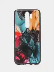 Фиолетовый силиконовый чехол для Xiaomi Redmi Note 8 Pro, с принтом, с рисунком (Редми Ноут 8 Про)
