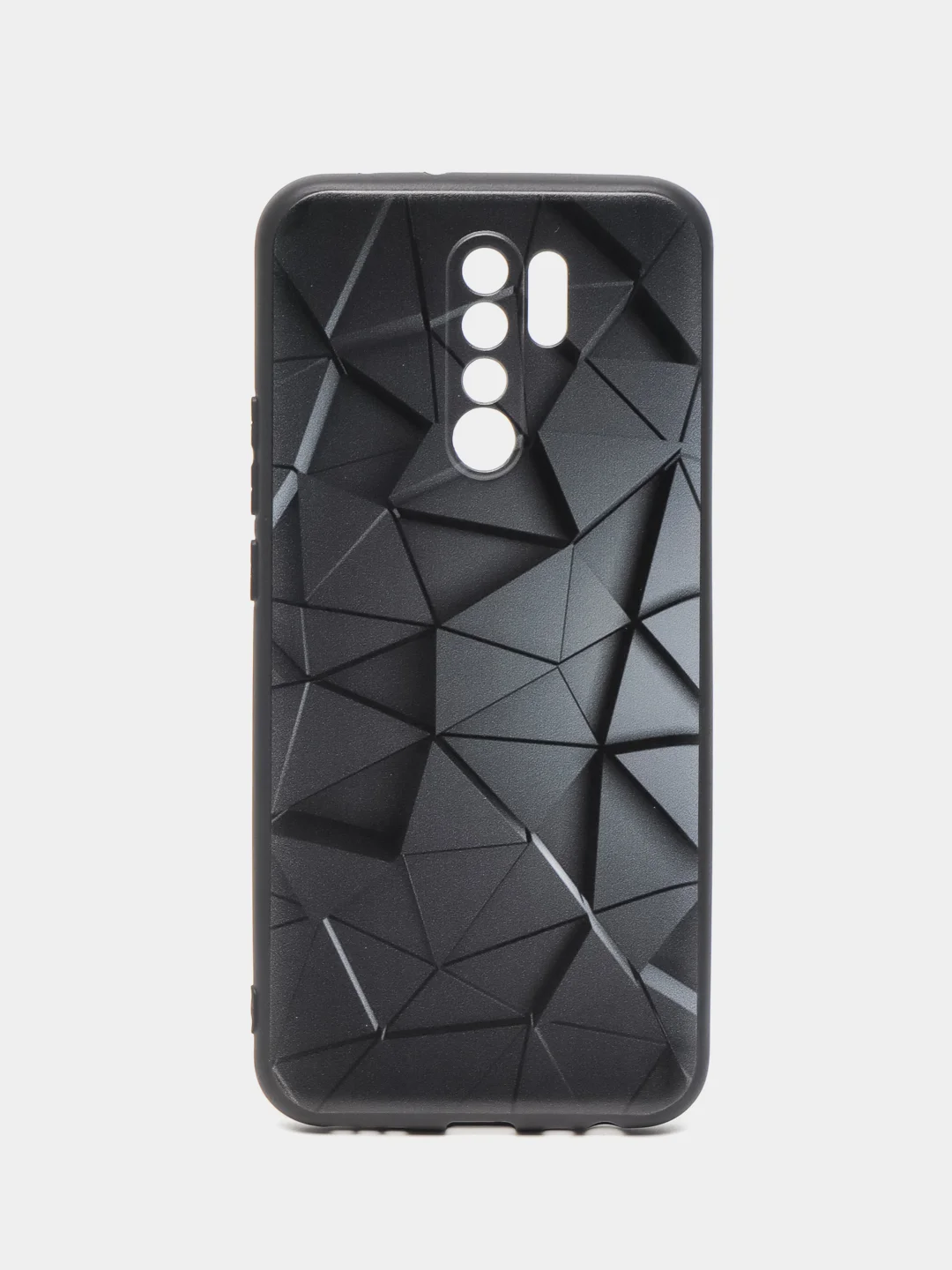 Тёмно-серый силиконовый чехол для Xiaomi Redmi 9, с принтом, с рисунком (Сяоми Редми 9)