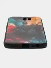 Фиолетовый силиконовый чехол для Xiaomi Redmi 9, с принтом, с рисунком (Сяоми Редми 9)