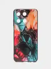 Фиолетовый силиконовый чехол для Realme 11 4G, с принтом, с рисунком, Реалми 11 4 Джи