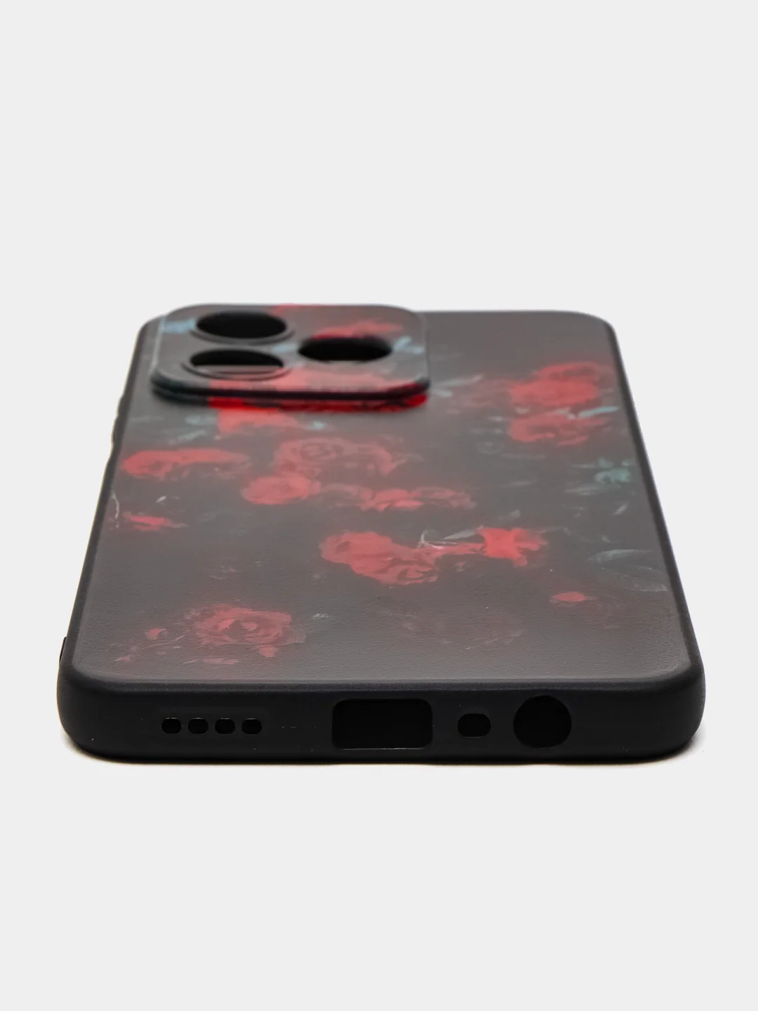 Оранжевый чехол для Realme C53 / C51 / Note 50 (Реалми С53/С51/Ноут 50), с принтом