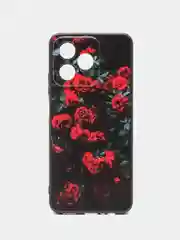 Оранжевый чехол для Realme C53 / C51 / Note 50 (Реалми С53/С51/Ноут 50), с принтом