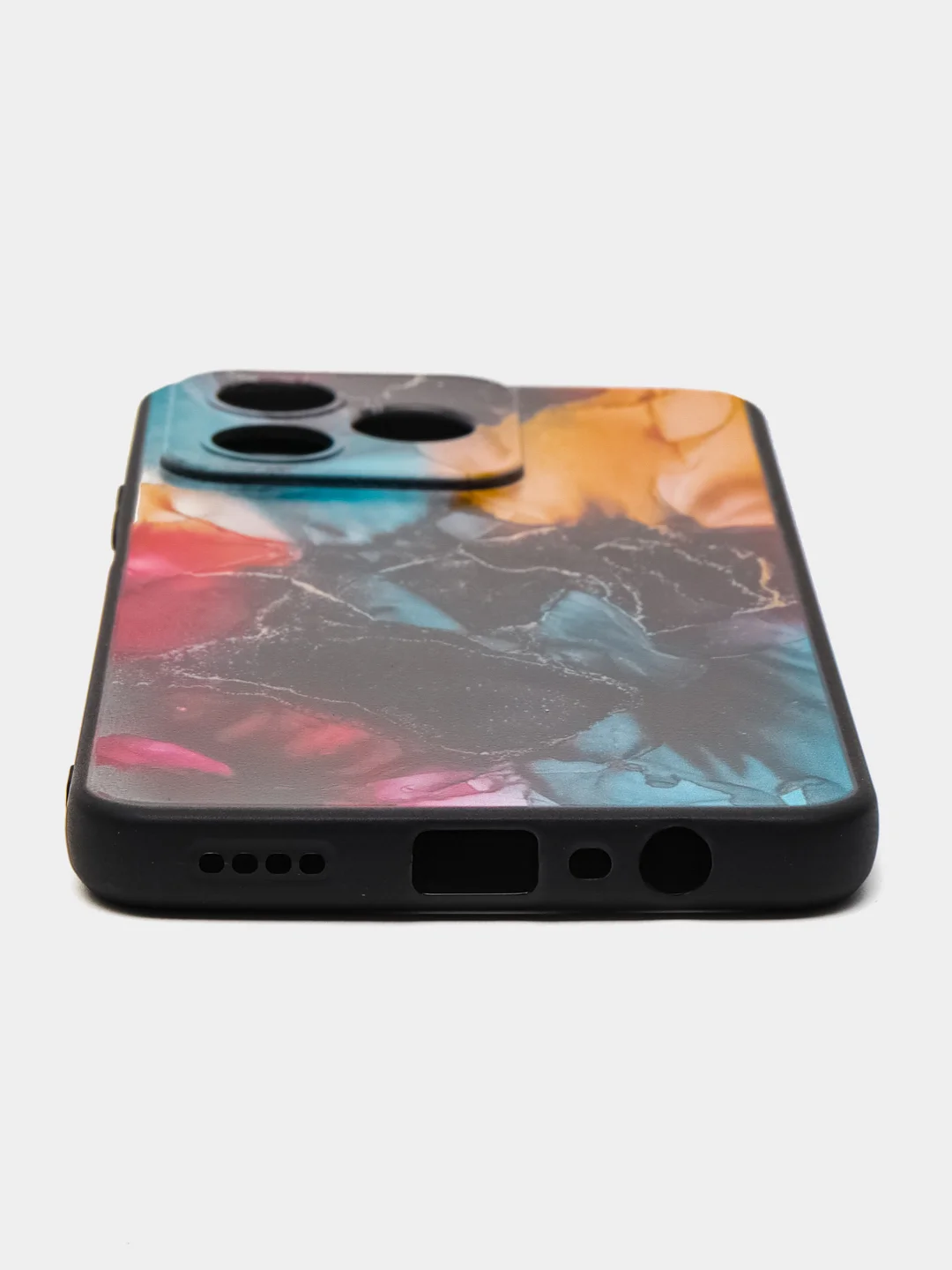 Фиолетовый чехол для Realme C53 / C51 / Note 50 (Реалми С53/С51/Ноут 50), с принтом