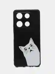 Бронзовый силиконовый чехол для Infinix NOTE 30 Pro, с принтом, с рисунком, Инфиникс Нот 30 Про