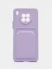 Силиконовый чехол для Honor 50 Lite / Nova 8i / Хонор 50 Лайт / Нова 8 ай, с карманом для карт