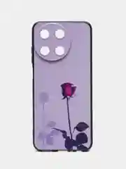 Серебряный силиконовый чехол для Realme 11 4G, с принтом, с рисунком, Реалми 11 4 Джи
