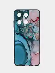 Фуксия силиконовый чехол для Realme 11 4G, с принтом, с рисунком, Реалми 11 4 Джи