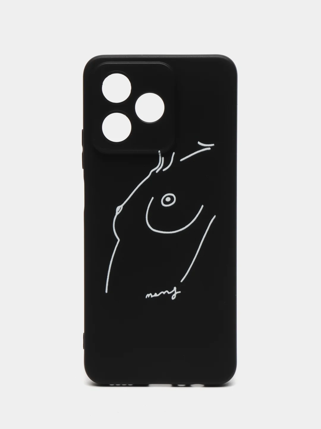 Бежевый меланж чехол для Realme C53 / C51 / Note 50 (Реалми С53/С51/Ноут 50), с принтом